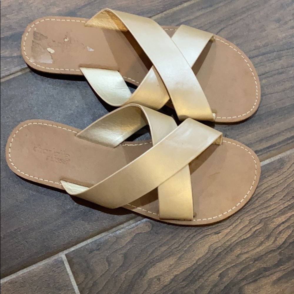 Charlotte Russe Criss cross sandals